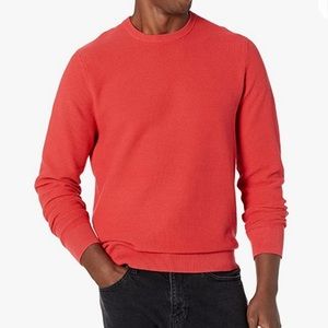 Goodthreads Red Cotton Thermal Stitch Sweater Medium